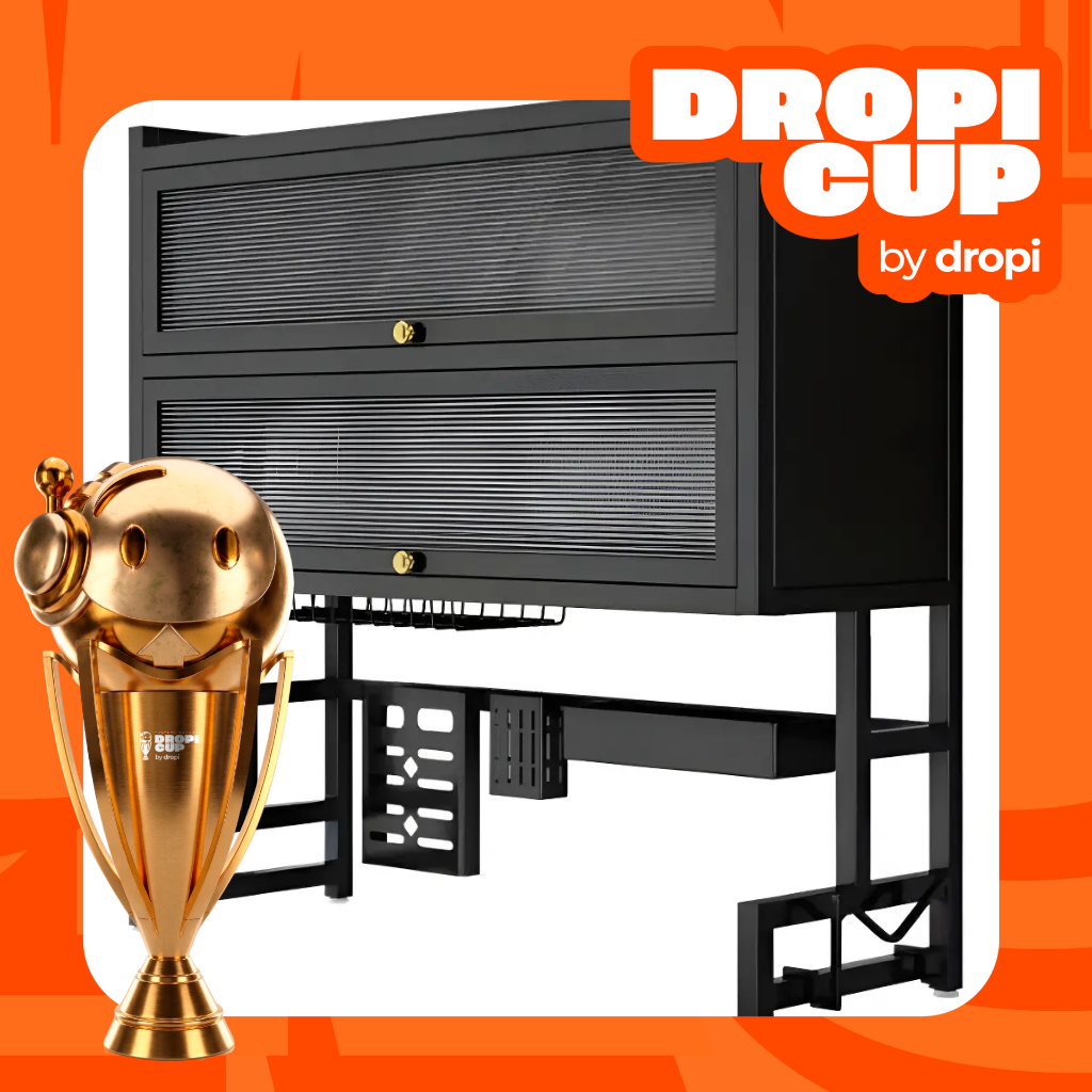 Escurridor De Platos Doble Tapa 65cm